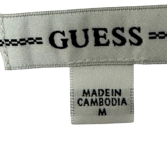 Guess corset crop top club wear sexy bustier going out top fitted size M white - Picture 6 of 9